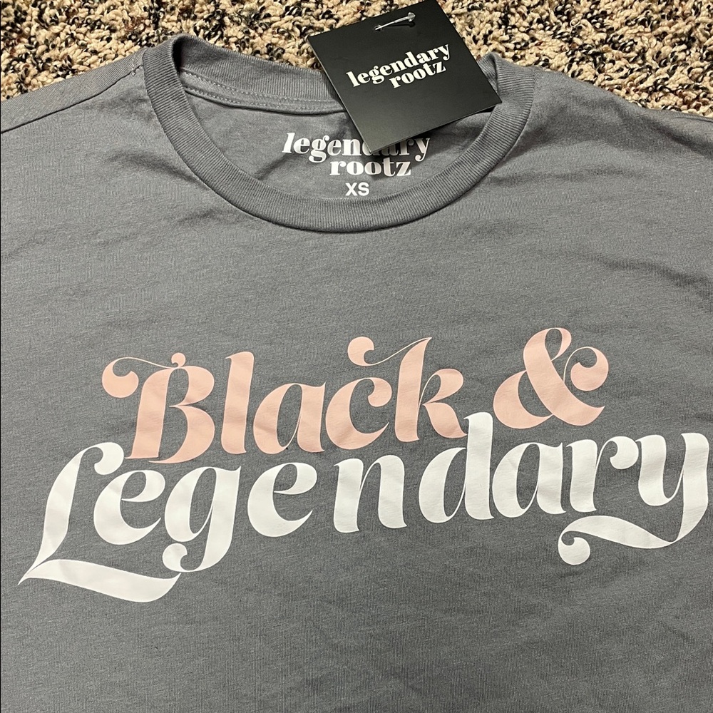 Target X legendary rootz Gray Graphic Unisex Relaxed Fit T-Shirt Size XS | NWT - Picture 2 of 3